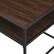 Alt View Zoom 32. Walker Edison - Modern Minimal Coffee Table with Floating Shelves - Dark Walnut.
