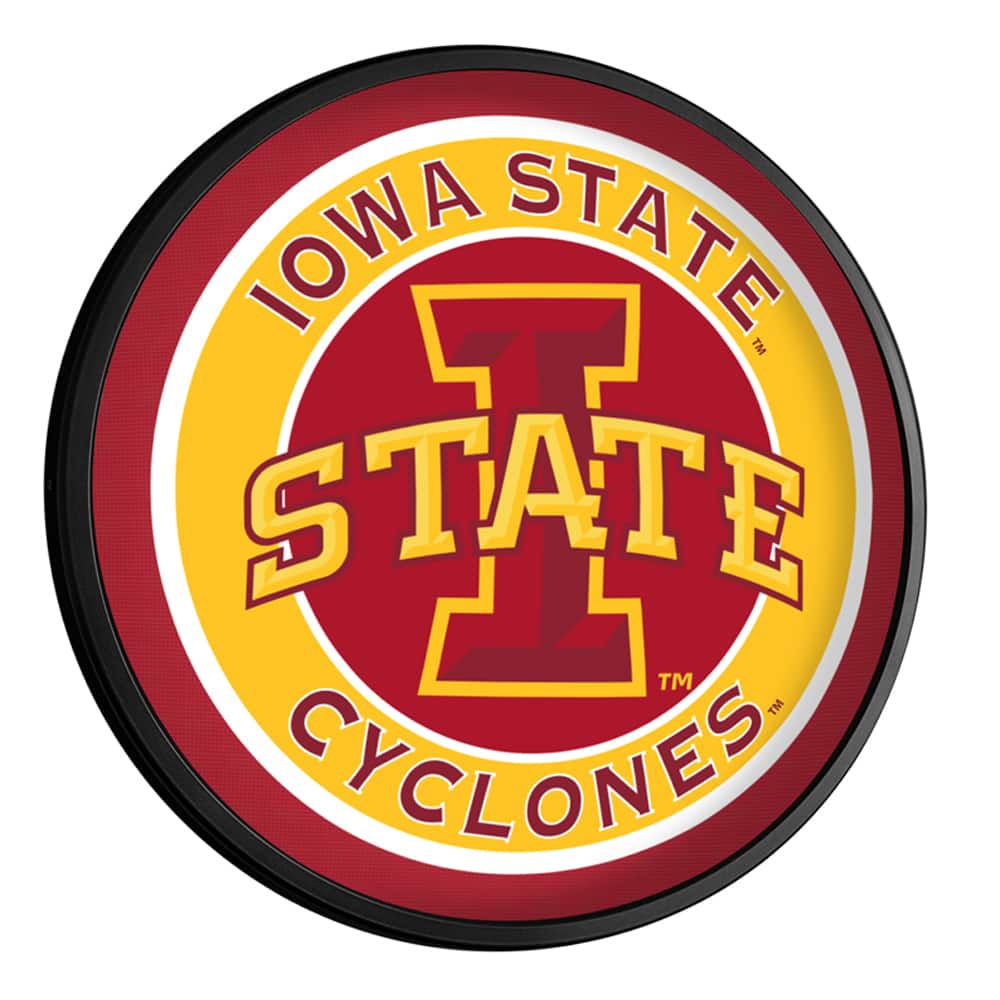 The Fan-Brand - Iowa State Cyclones 18'' x 18'' Slimline Illuminated Wall Sign - Multicolor