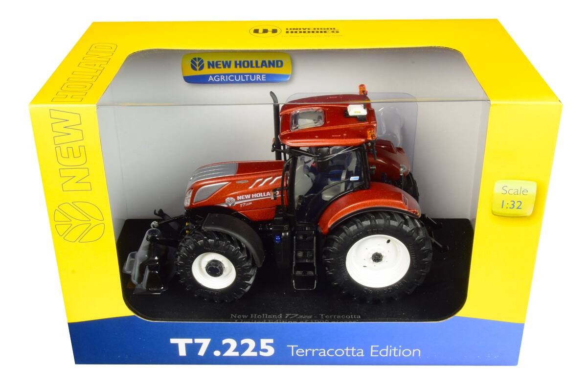 HOLLAND NEW C  
UH HOMMI  
NEW HOLLAND AGRICULTURE HOLLA O NEW 17225  
Scale 1:32  
New Holland 17325 - Terracotta  
T7.225 Terracotta Edition