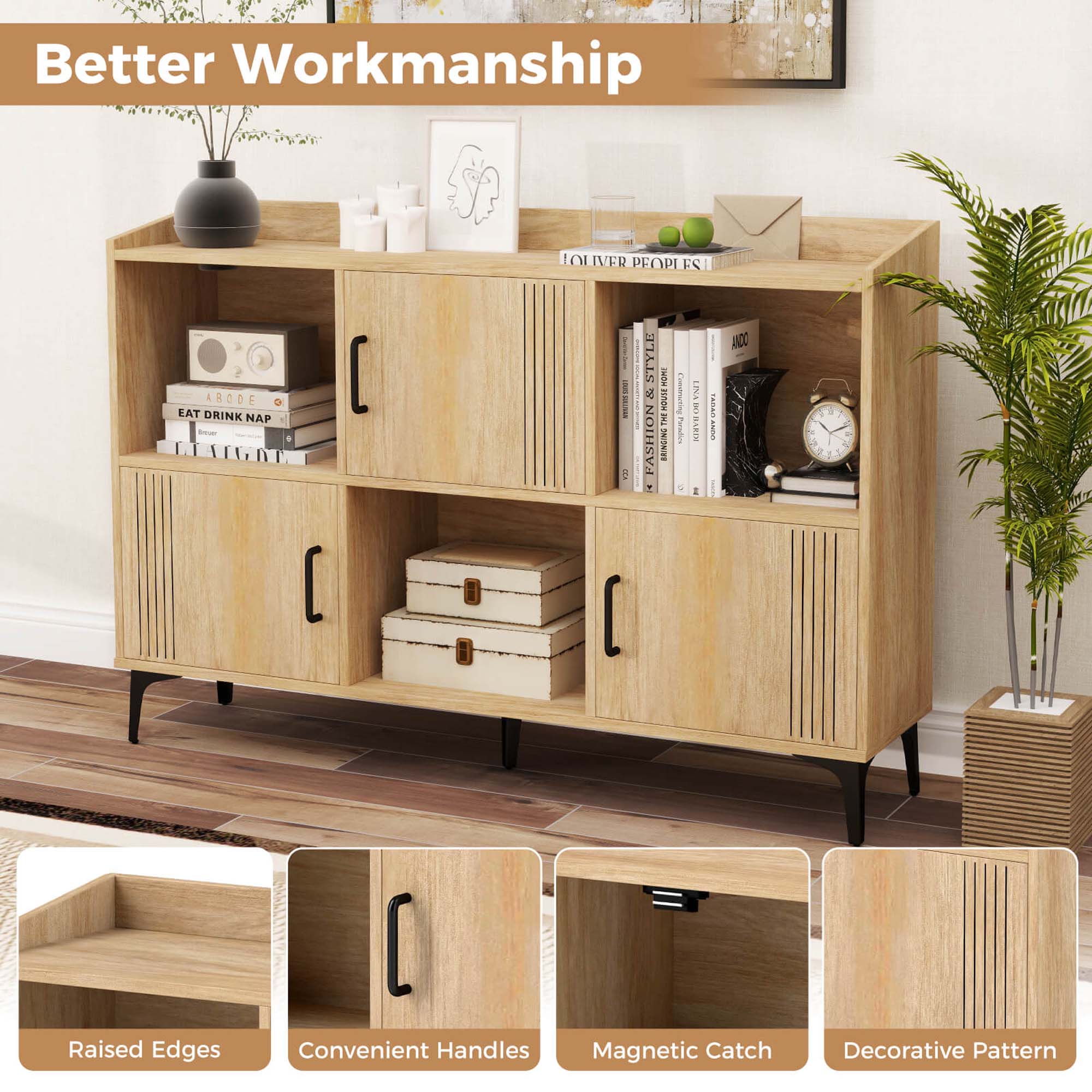 Better Workmanship

Raised Edges
Convenient Handles
Magnetic Catch
Decorative Pattern

LOIVER PEOPLES
EAT DRINK NAP
FASHION STYLE

[ I i I e [ | STYLE I a miVt FASHION BRINGINE THE HOUSE HOME I 2 T wti Pusdos % IA 2 B I I AC 1 A a a 2 . 2 - + 1 .