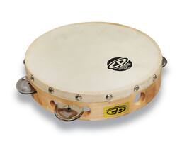 Latin Percussion - CP Single Row Head Tambourine Steel, 8"