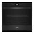 Whirlpool - 27" Smart Built-In Single Electric Wall Oven with Air Fry - Black