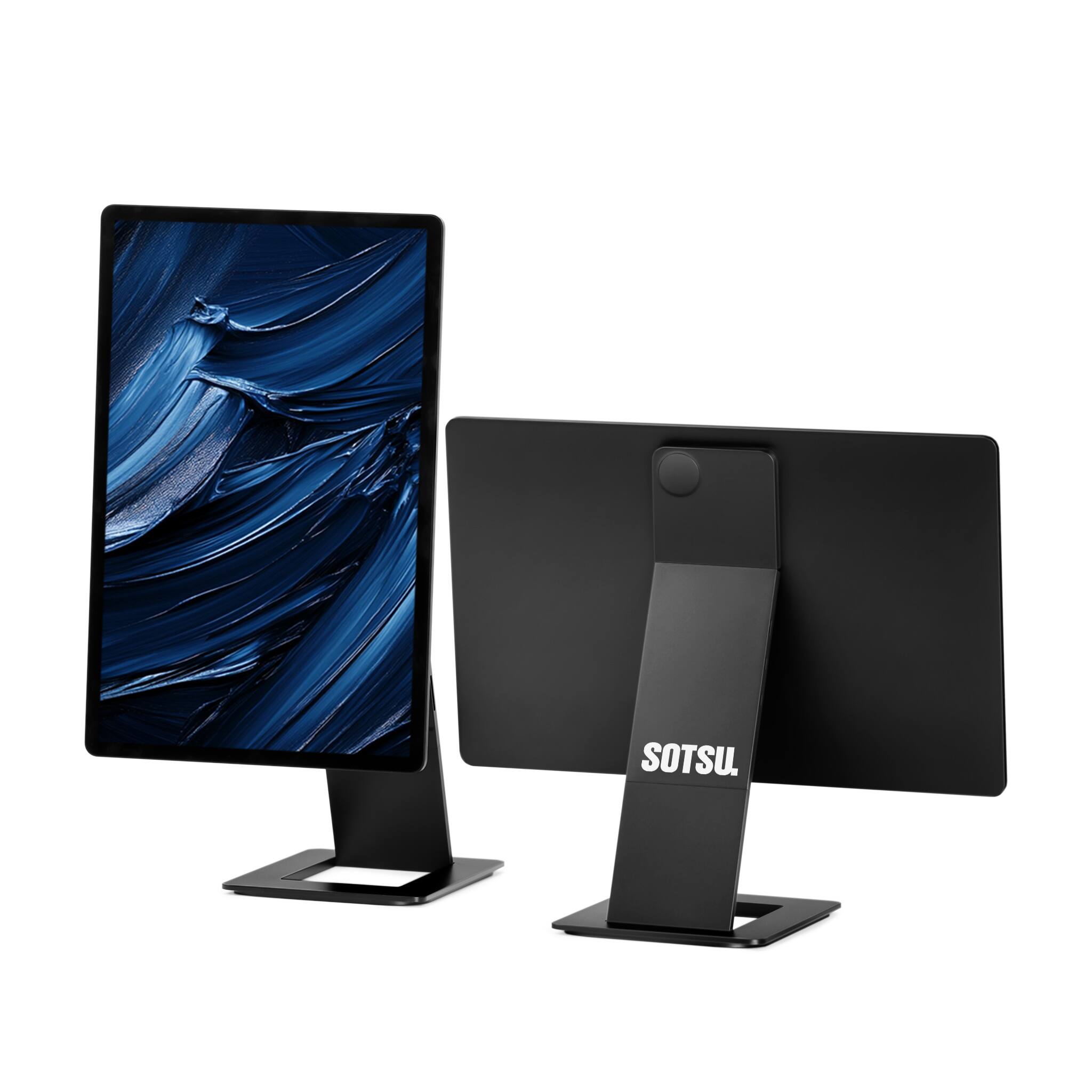Angle. SOTSU - SOTSU FlipAction Pro 16" Gen2 Premium Portable Monitor, Super Compact, Pivot Rotate, 2560x1600 DCI P3 - Universe Black - Universe Black.
