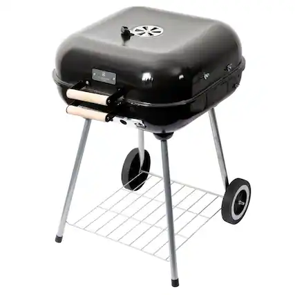 Front. Gibson - Gibson Home Catari 18 Inch BBQ Grill in Black - Black.