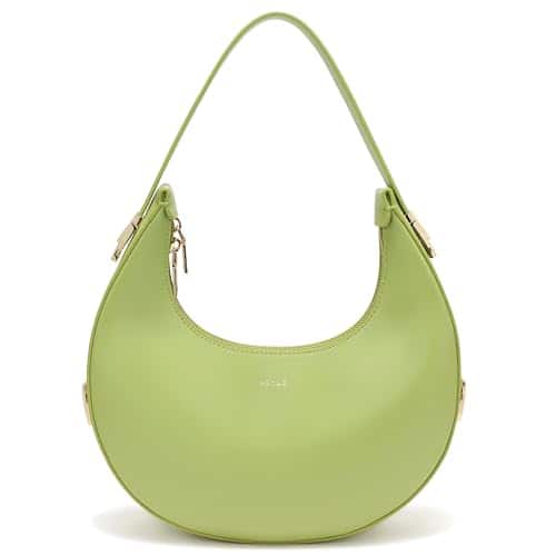 Fabibe - Shoulder Bag For Women 3 Ways Adjust Strap Clutches Hobo Purses Fashionable Casual Tote Handbags With 2 Zipper Closure - Green