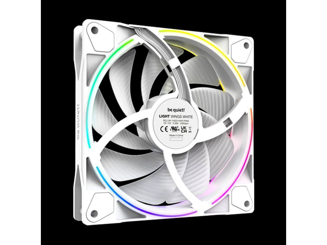 be quiet!  
LIGHT WINGS WHITE  
RO LWN-14025-496 PWM  
DC 12V 0.35A 2000rpm  
CE  
Made in China  
UK  
CA