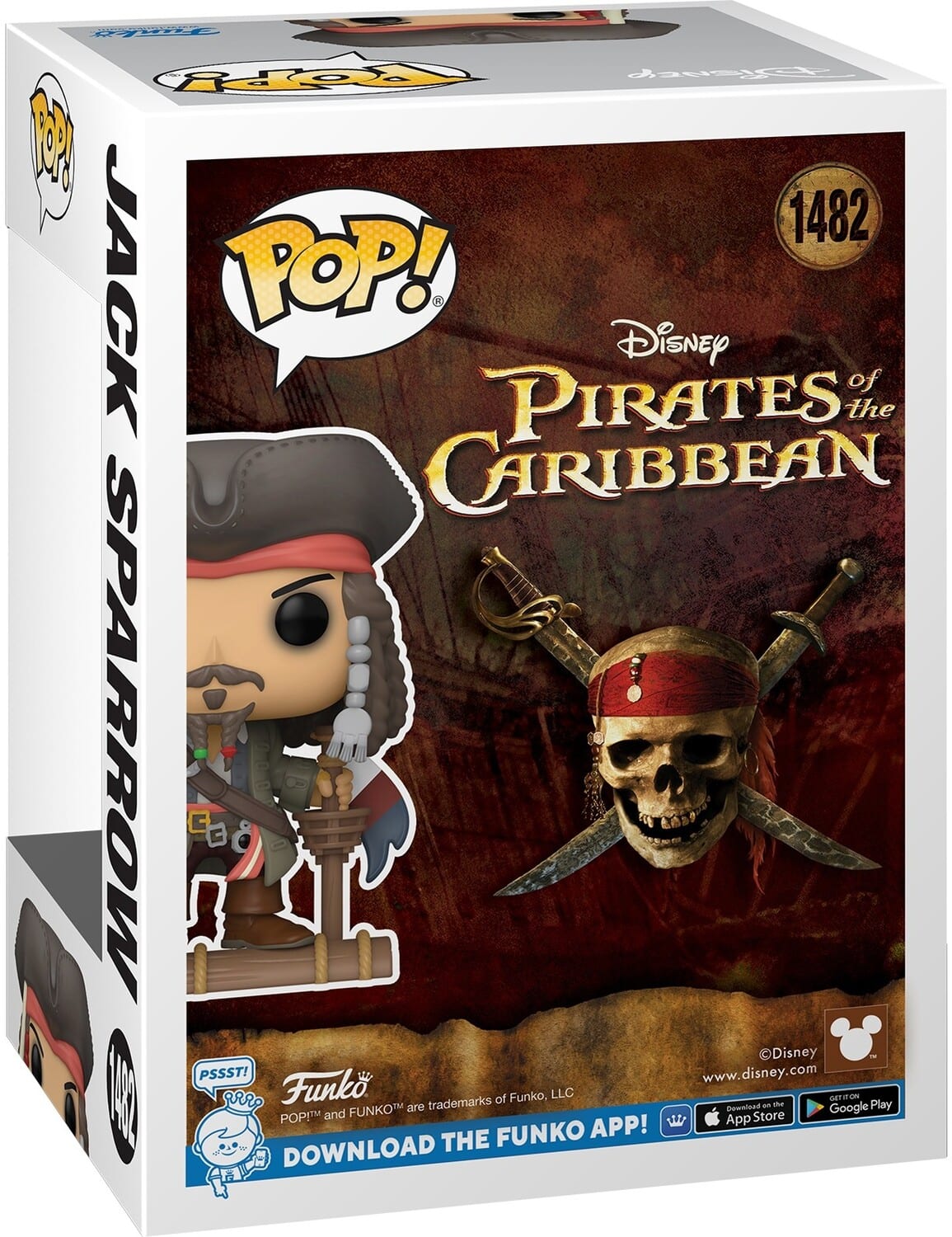 Funko Pop! Pirates of the Caribbean: Jack Sparrow Multicolor