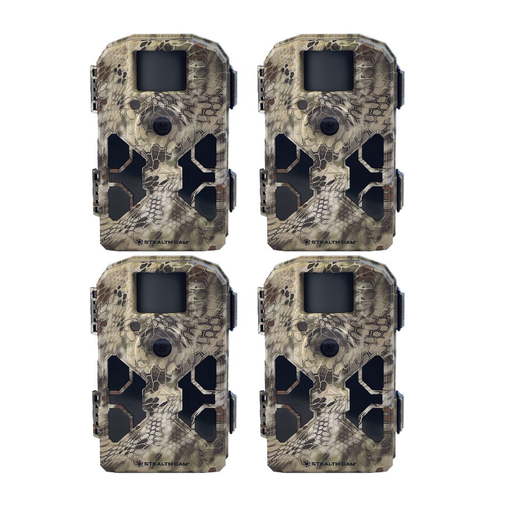 Stealth Cam - 2022 G42NG 32MP Trail Camera 4-Pack No-Glow Flash Kryptek Camouflage