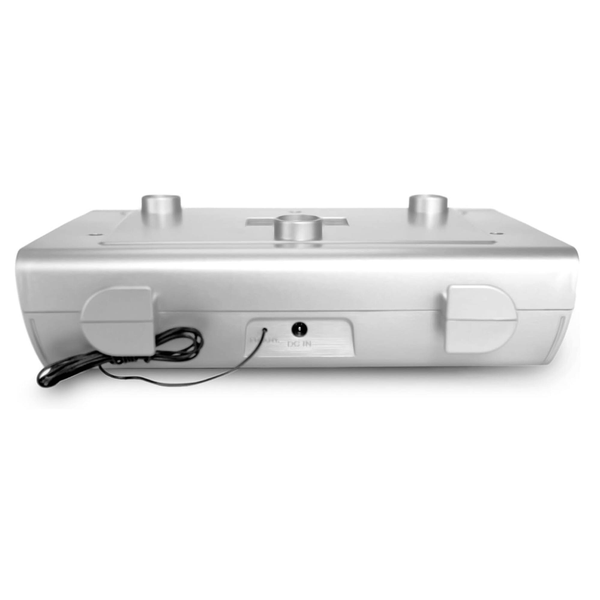 Back. Emerson - Emerson Undercabinet Bluetooth® Speaker with FM Radio - Silver.