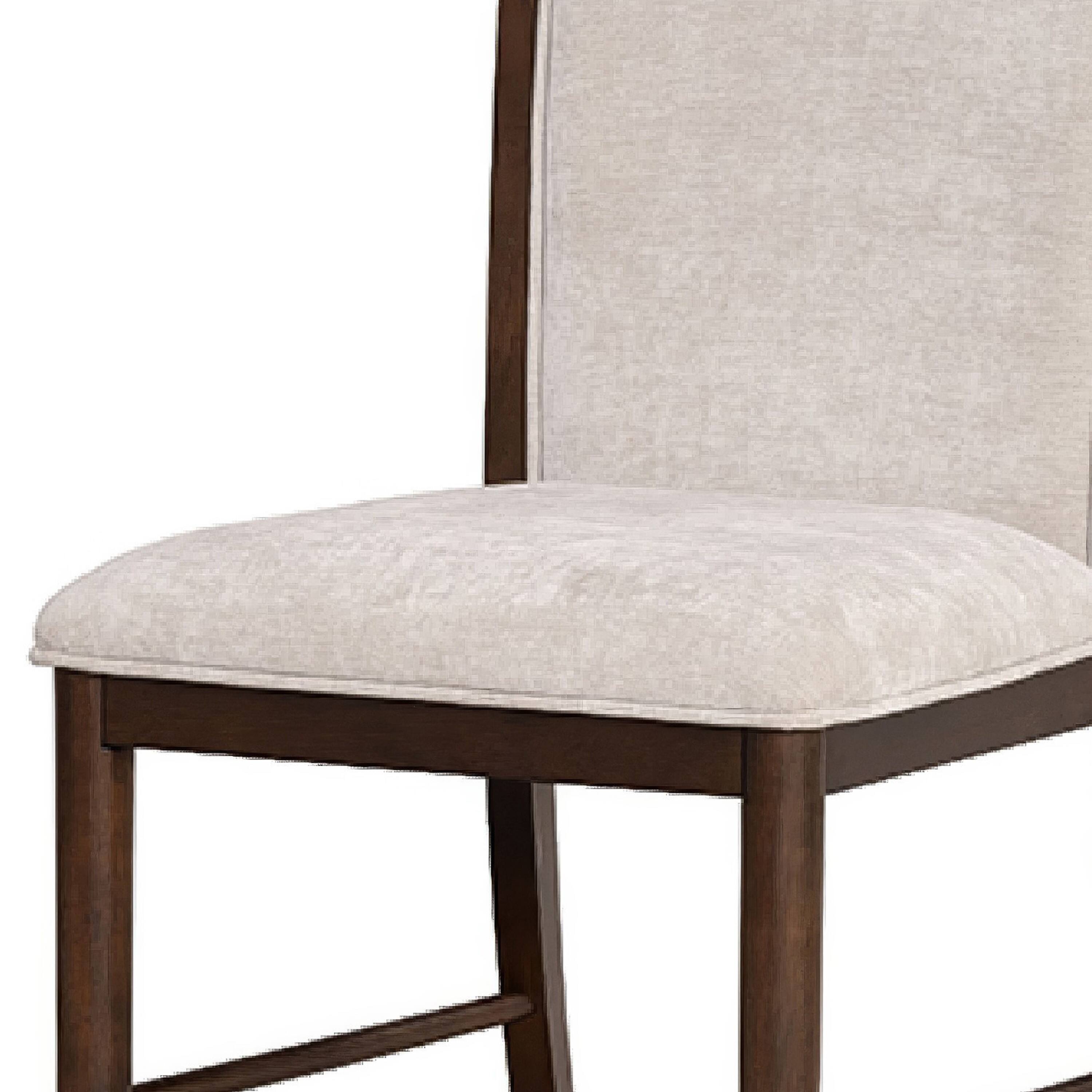 Manhattan Lane Raam Dining Side Chair Set of 2, Cushions Dark Cherry ...