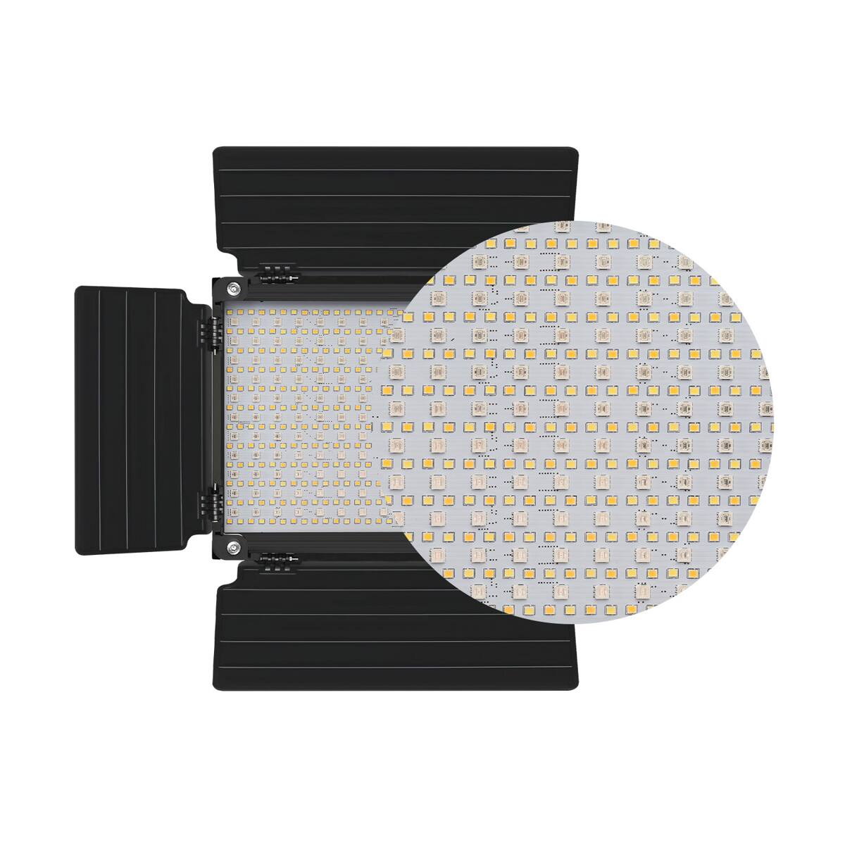 Alt View 7. GVM - GVM 680RS 50W Bi-Color RGB Studio Soft LED Panel 2-Light Kit.