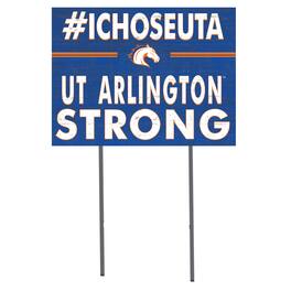 Jardine - UT Arlington Mavericks 18'' x 24'' I Chose Lawn Sign - Blue