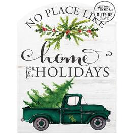 Jardine - William & Mary Tribe 16'' x 22'' Holiday Marquee Sign - White