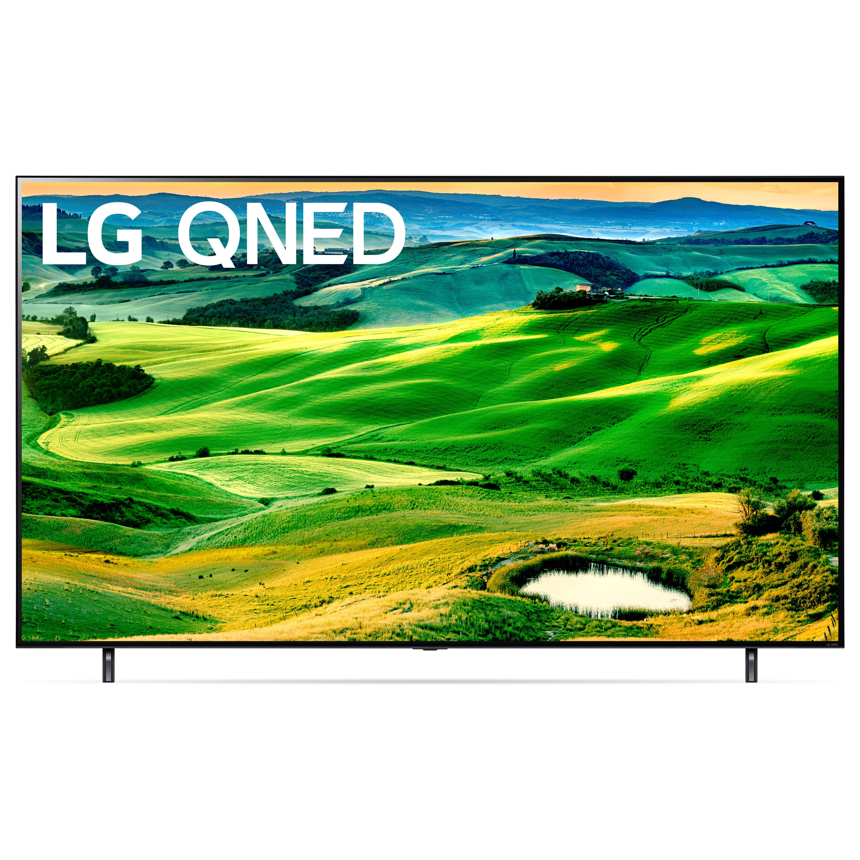 Front. LG - 86" Class 80 Series QNED 4K UHD Smart webOS TV - Black.