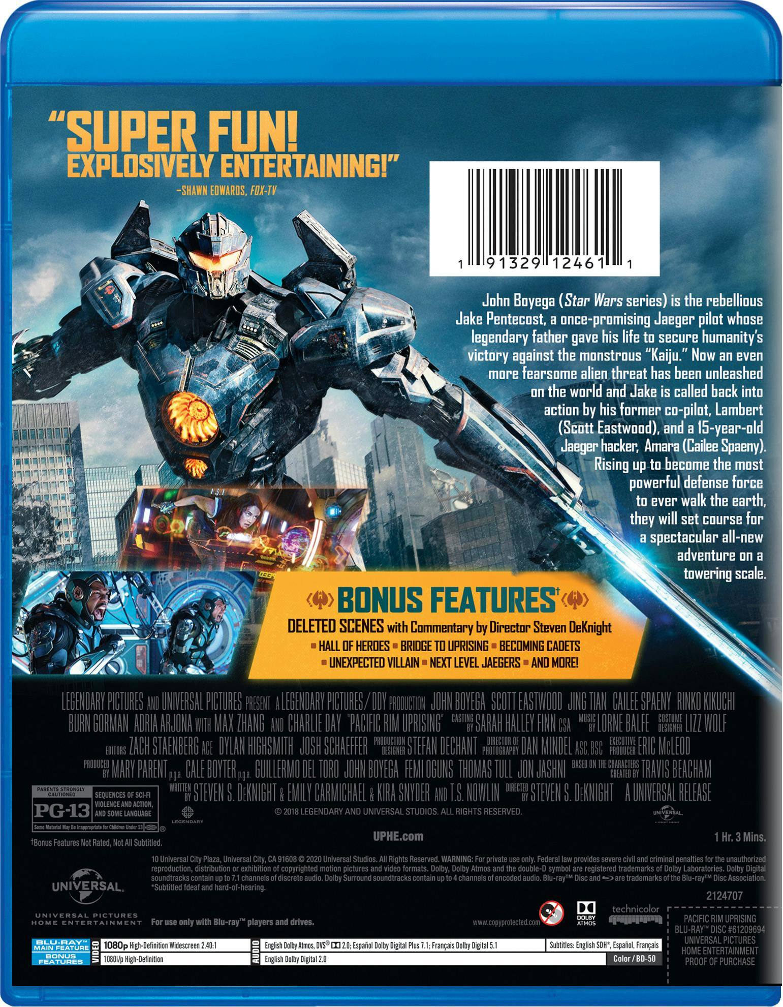 Angle. Pacific Rim - Uprising (Blu-ray New Box Art) [Blu-ray].