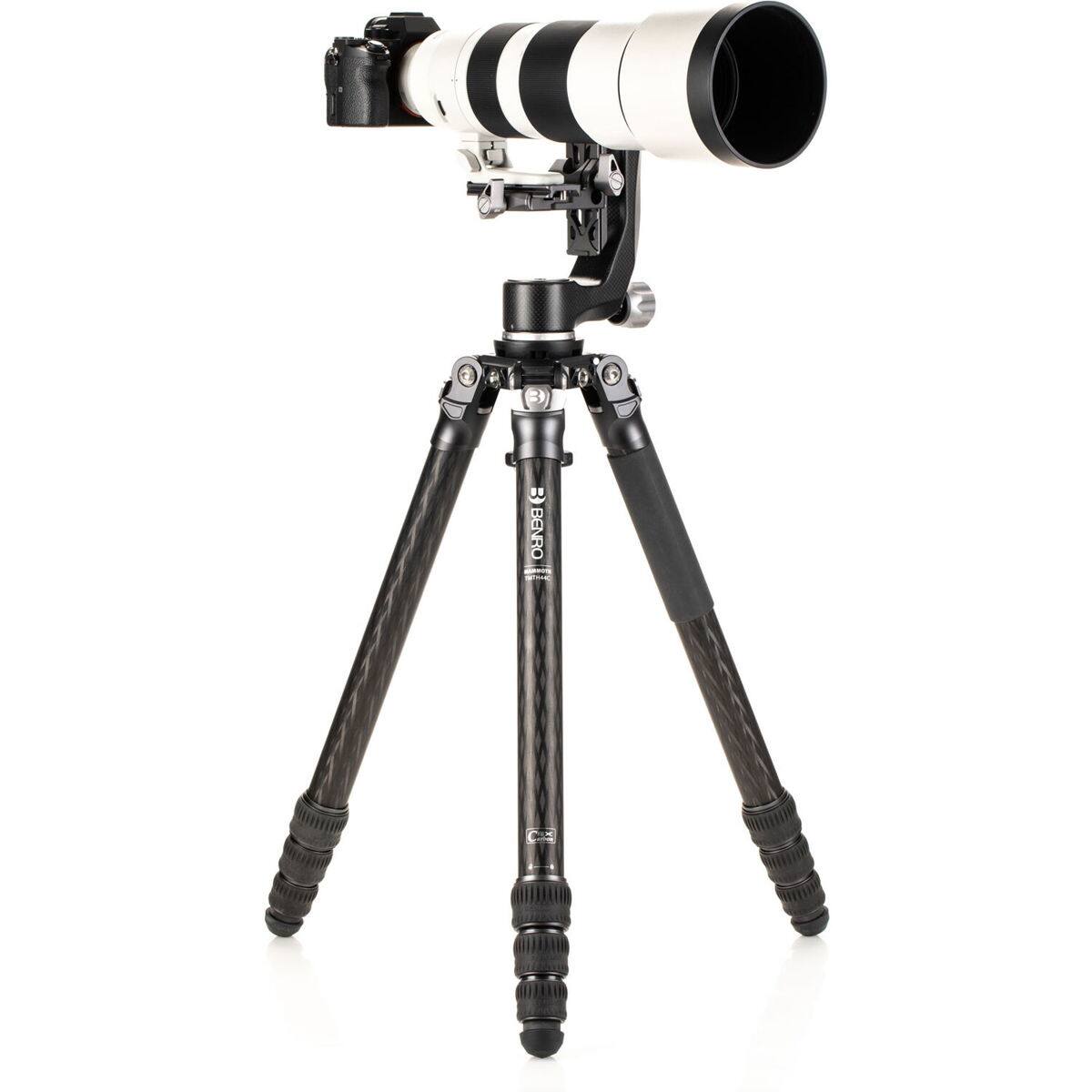 Alt View 9. Benro - Benro Mammoth TMTH44C 4-Section Carbon Fiber Tripod with 75mm Bowl.