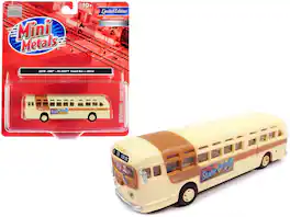GMC PD-4103 Transit Bus #948 "MTA Miami" 1/87 (HO) Scale Model by Classic Metal Works - Beige