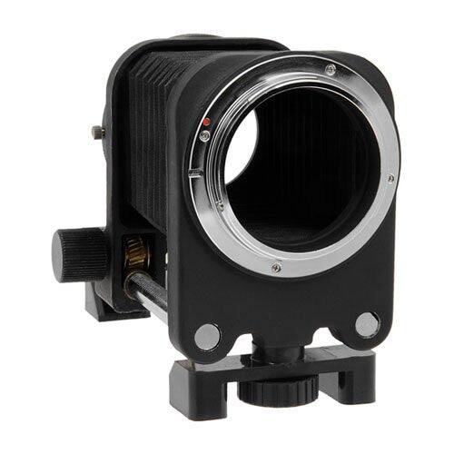 Left. Fotodiox - Macro Bellows - Compatible with Canon EF/EF-S Mount Cameras for Extreme Close-up Photography.