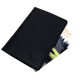 Callaway - Golf Bifold Leather Scorecard Holder - Black