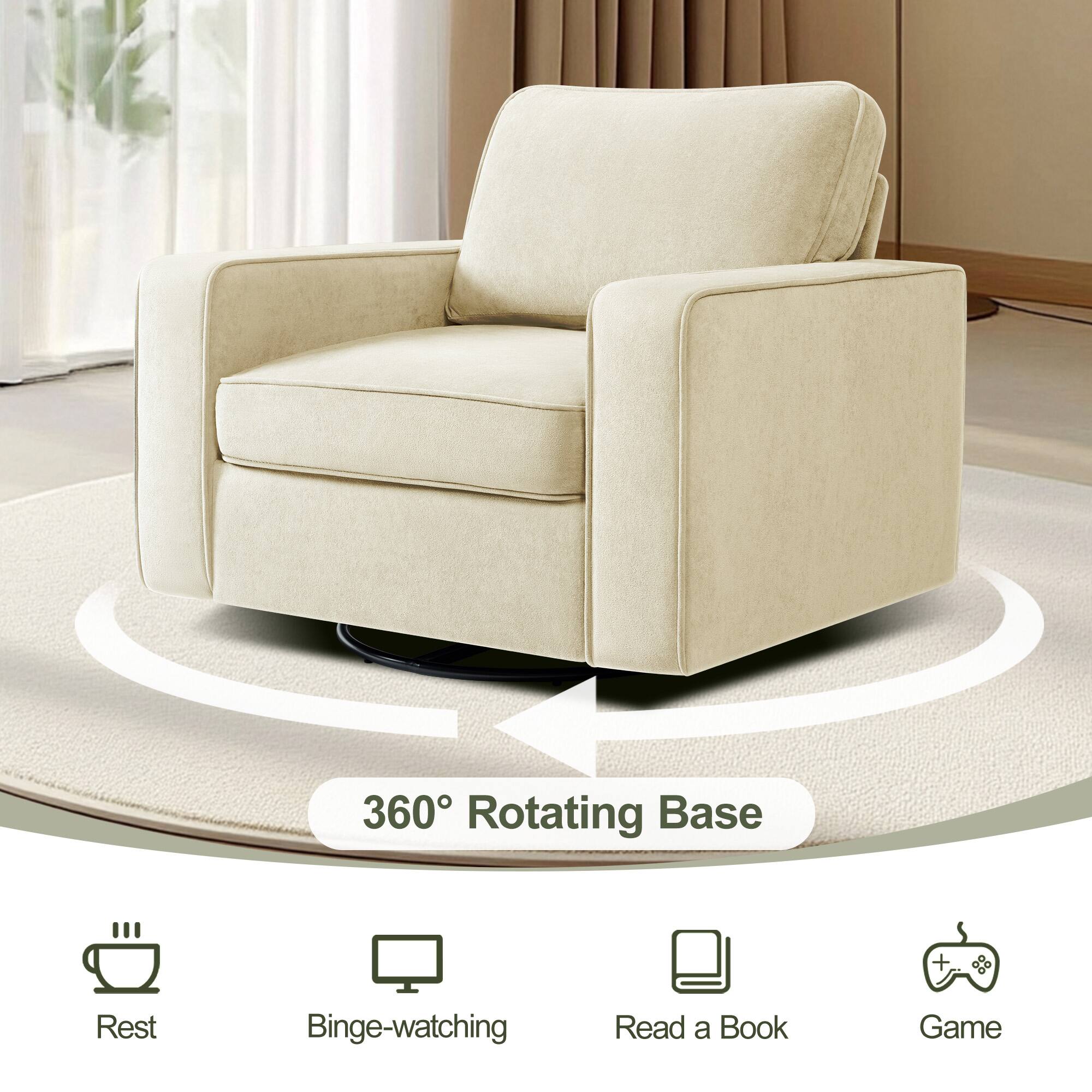 360° Rotating Base

- Rest
- Binge-watching
- Read a Book
- Game