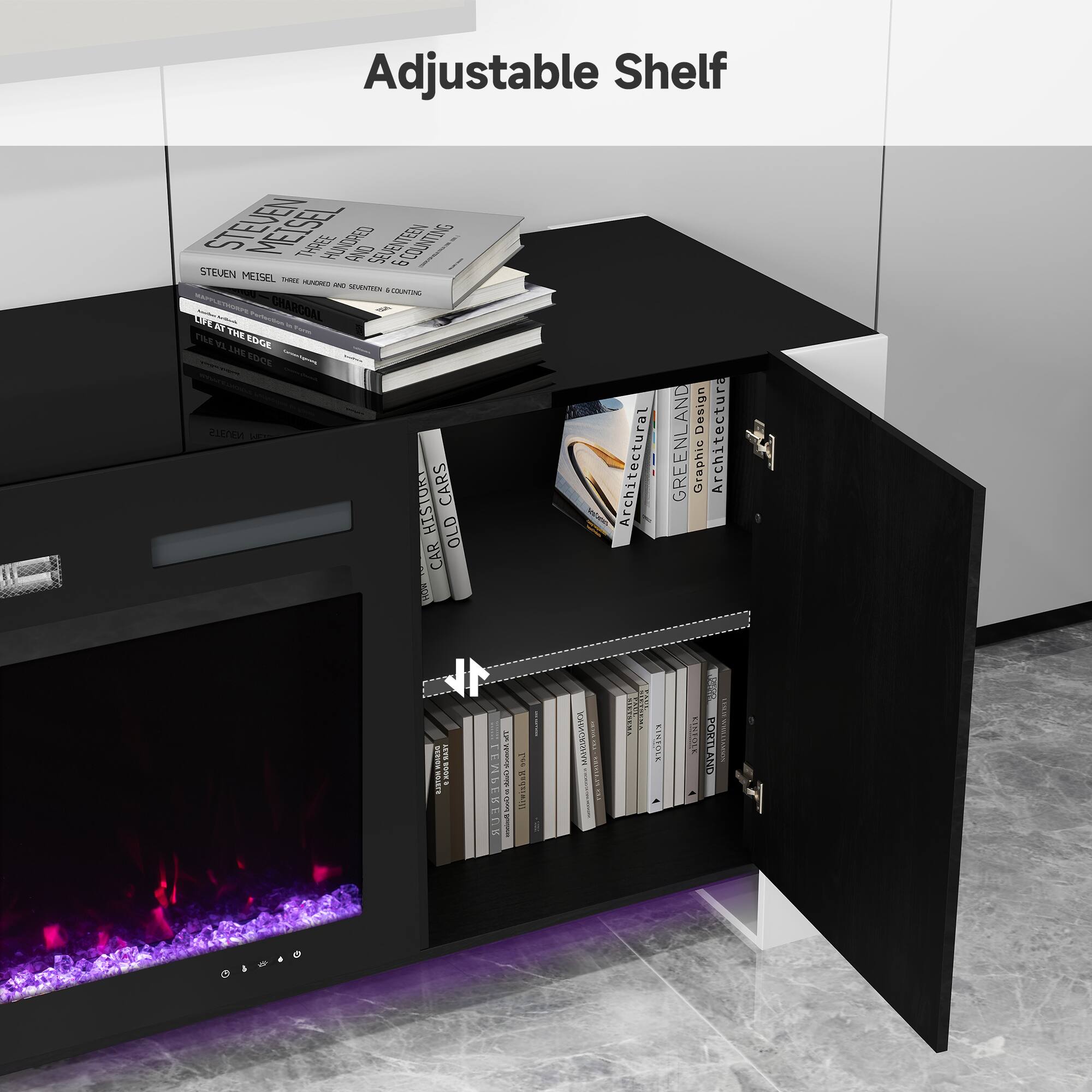 Adjustable Shelf

STEVEN MEISEL
THREE HUNDRED SIXTEEN & COUNTING

FIGHT AT THE EDGE
FIGHT AT THE EDGE

ARCHITECTURAL GREENLAND
GRAPHIC DESIGN
ARCHITECTURAL GRAPHIC DESIGN

HISTORY OF CARS
HISTORY OF CARS

PORTLAND
PORTLAND

ARCHITECTURAL GRAPHIC DESIGN
ARCHITECTURAL GRAPHIC DESIGN