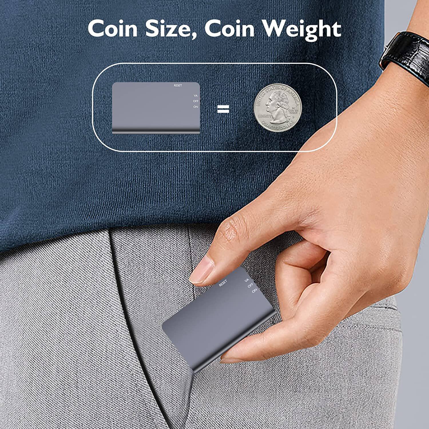 Coin Size, Coin Weight