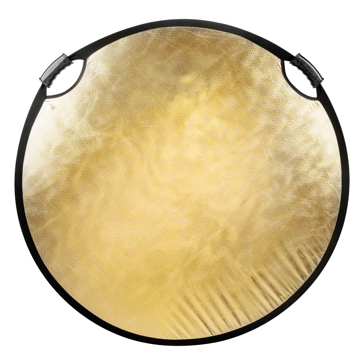 Alt View 1. Glow - Glow Circular Collapsible Reflector with Handles (42", Wave Gold/White).