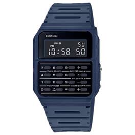 Casio - Men's Vintage Calculator Watch with Blue Band - CA-53WF-2BCF - Navy Blue