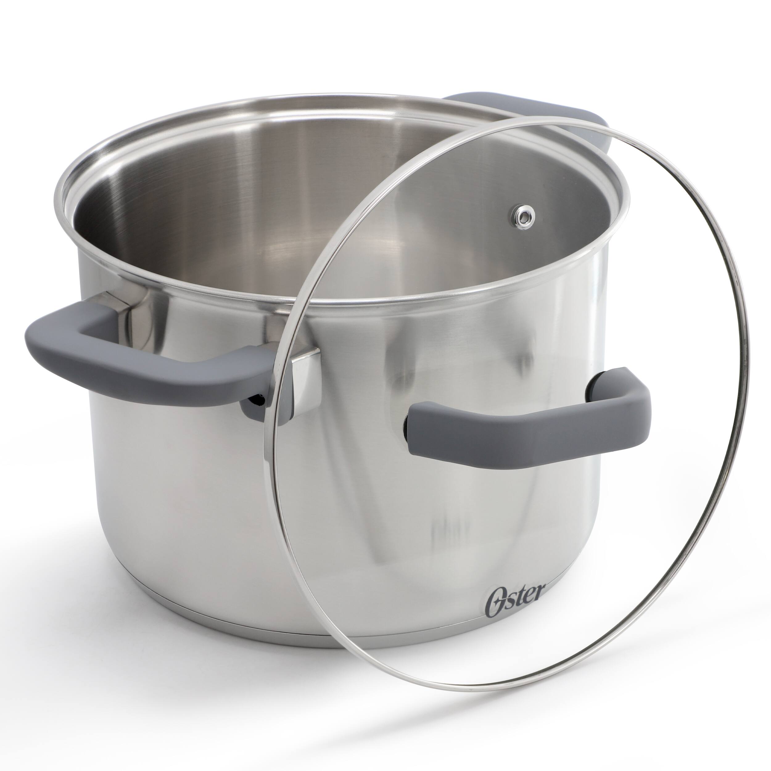 Alt View 2. Oster - Oster Beauford 4 Piece 5 Quart Stainless Steel Stock Pot with Inserts - Silver.