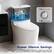 1.14 GPF Low Flush
1.58 GPF Full Flush
Power. Silence. Savings
The siphonic dual-flush system delivers a vigorous, clog-free clean with quiet efficiency and intelligent water choice.