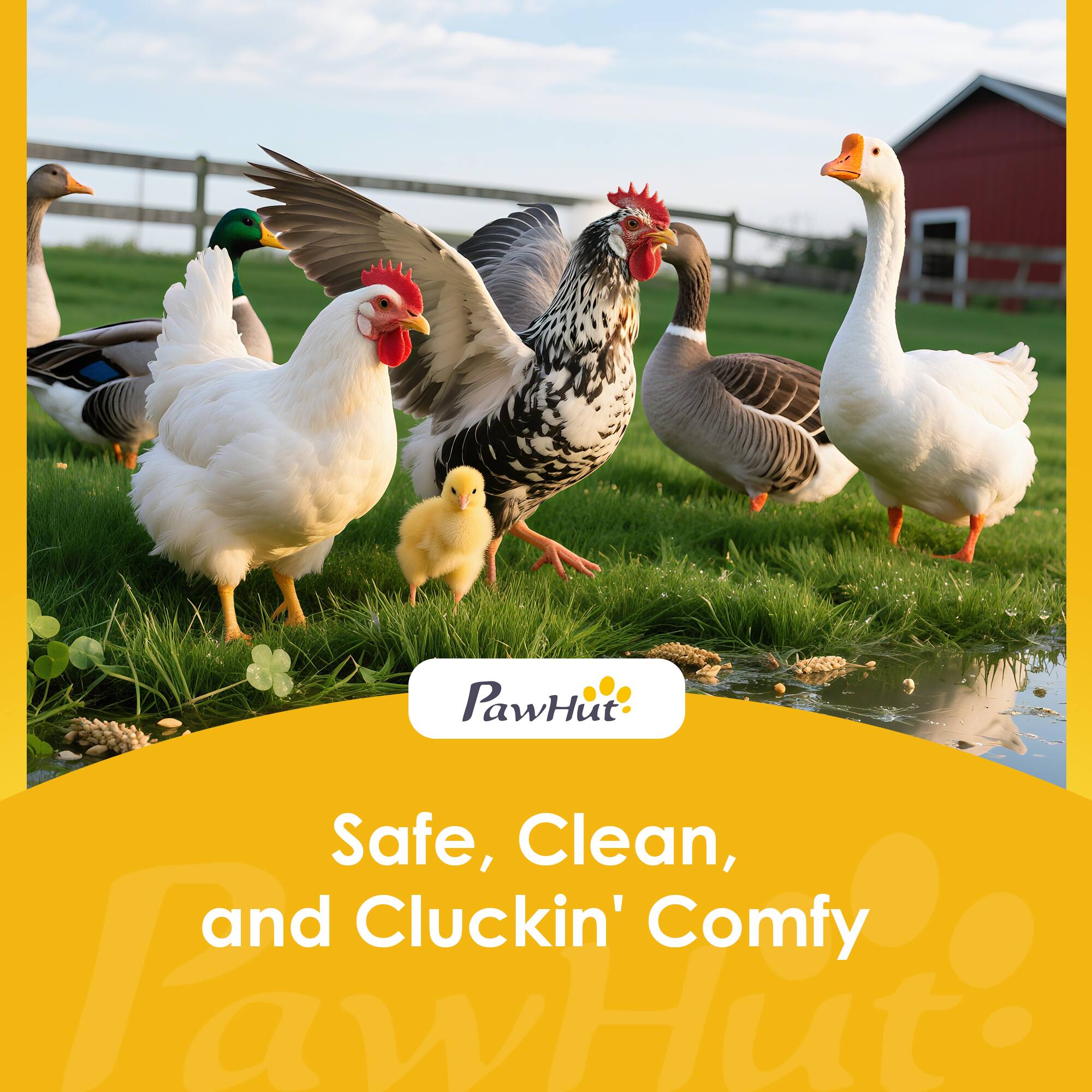PawHut Safe, Clean, and Cluckin' Comfy