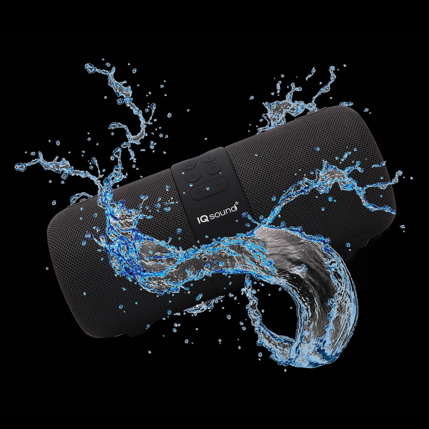 Angle. Supersonic - Supersonic IQ2323BTBLK Portable Bluetooth Speaker with Voice Recognition - Black.