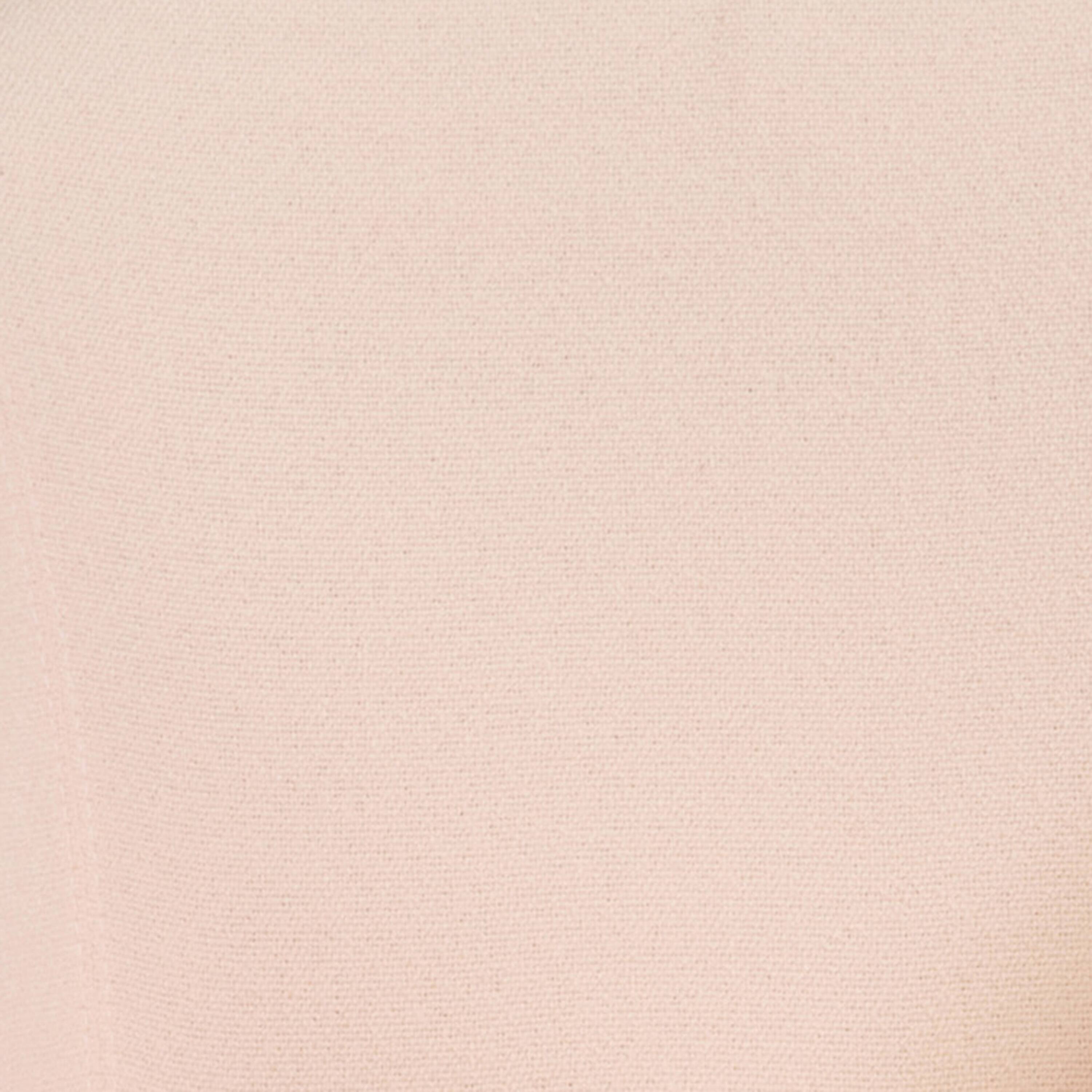 Alt View 11. Martha Stewart - Sora Upholstered Stationary Swivel Home Office Chair - Conch Shell Fabric/Polished Brass Frame.