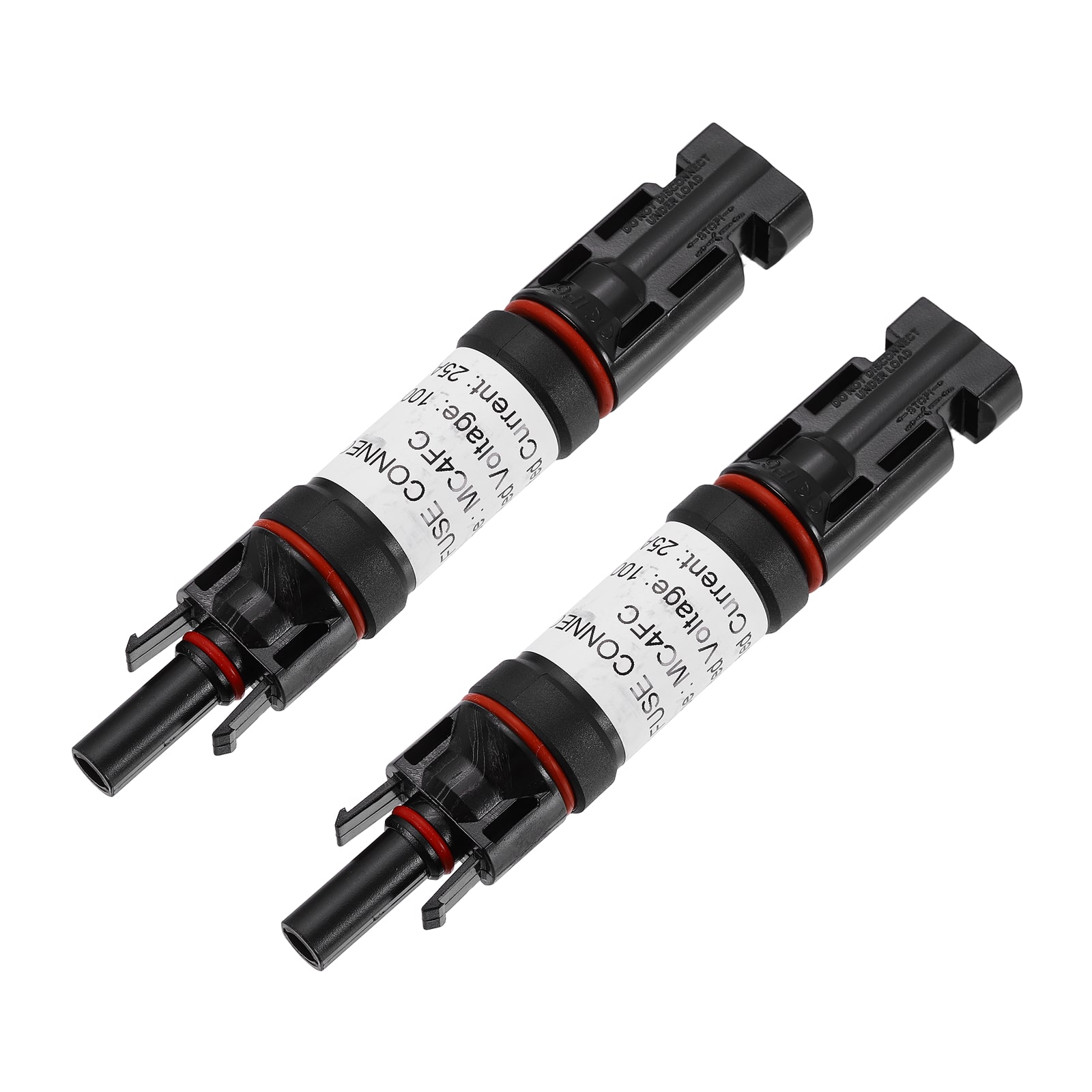 Unique Bargains - 2pcs 25A Solar Fuse Holder Inline 1000V IP67 Waterproof Male/Female Connector with Fuse for PV System - Black price history on PriceWatchPro