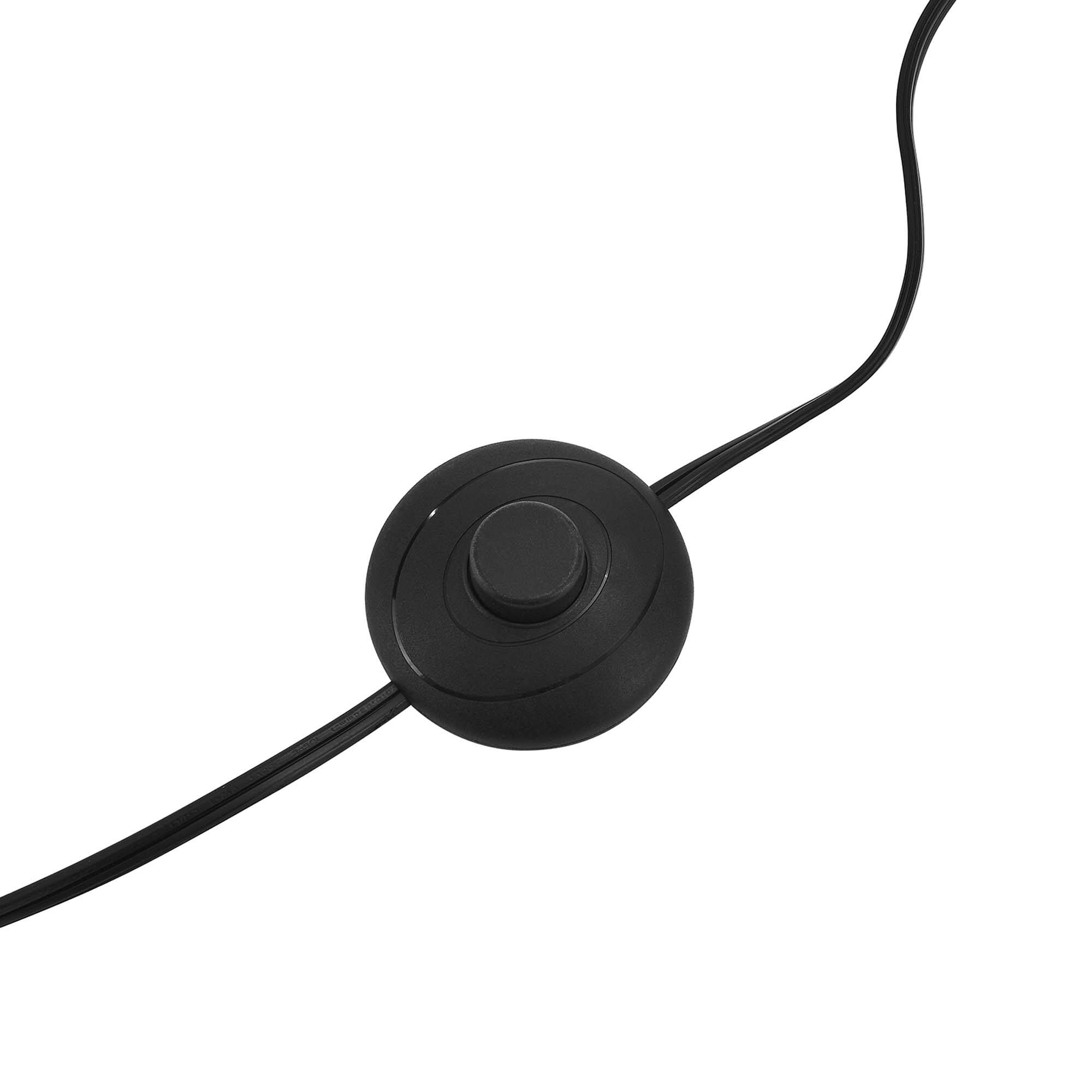 Alt View 6. Modway - Ayla Marble Base Floor Lamp by Modway - Black.