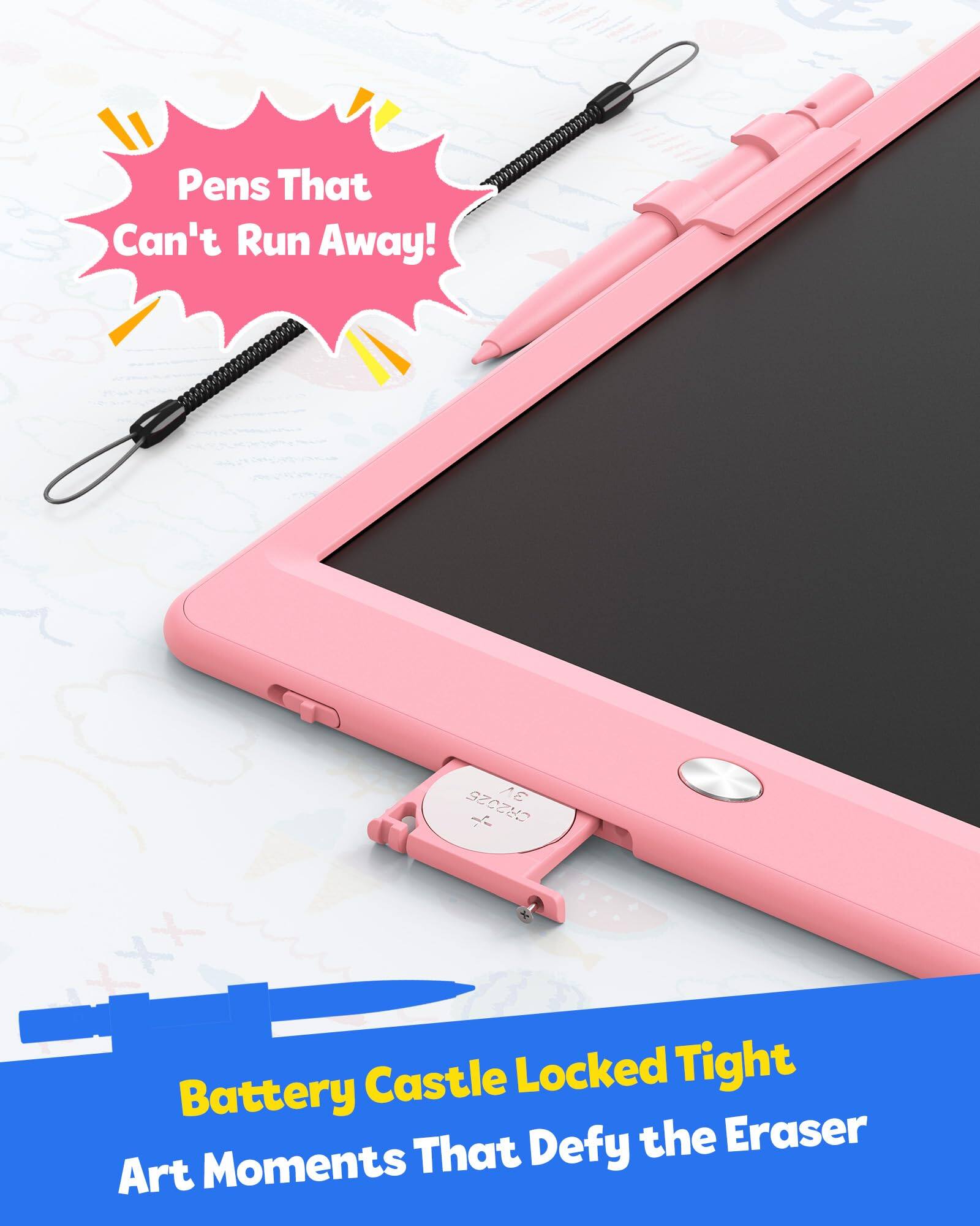 Pens That Can't Run Away!

Battery Castle Locked Tight
Art Moments That Defy the Eraser