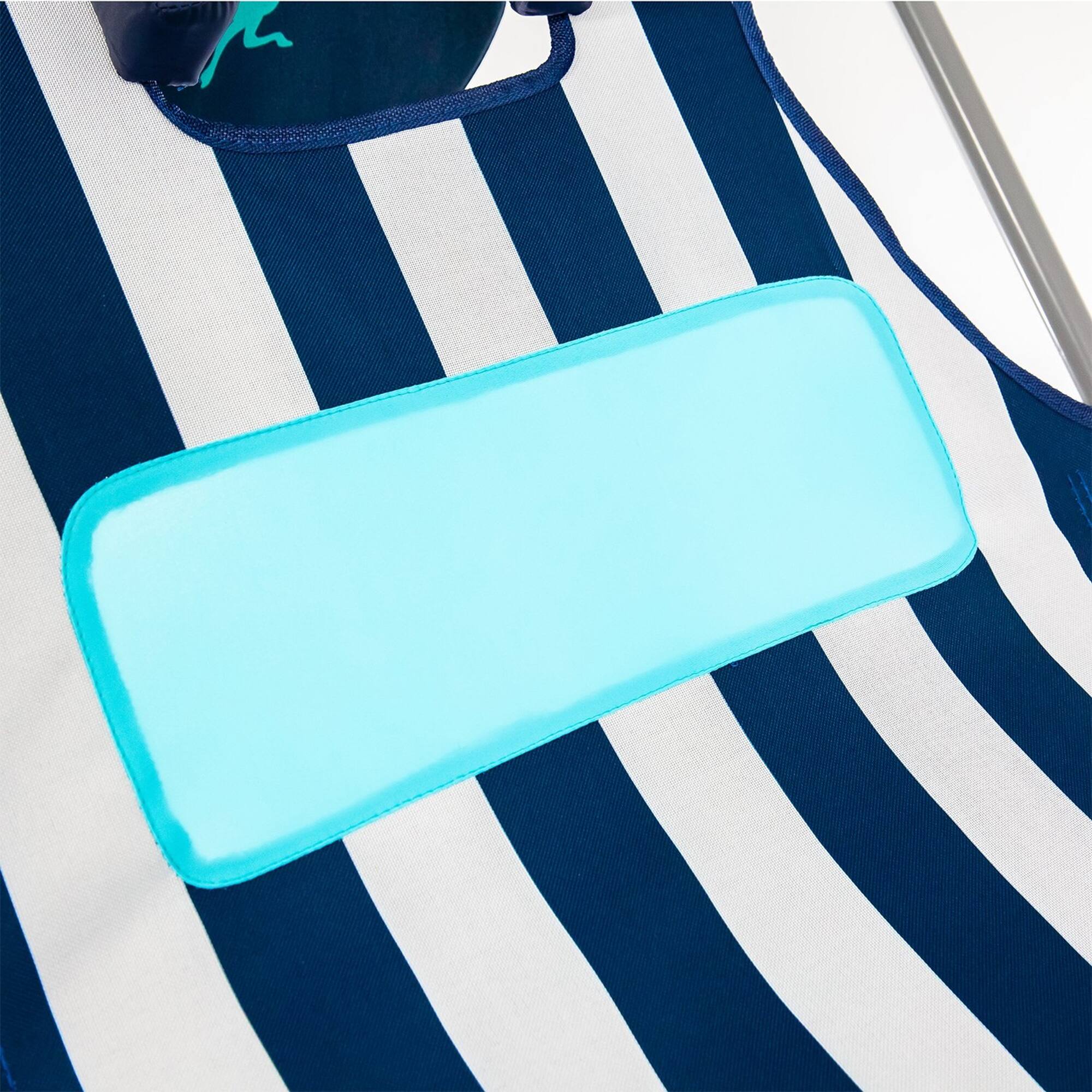 Alt View 3. Ostrich - Ostrich Comfort Lounger Face Down Sunbathing Chaise Lounge Beach Chair (2 Pack) - Navy Stripes.