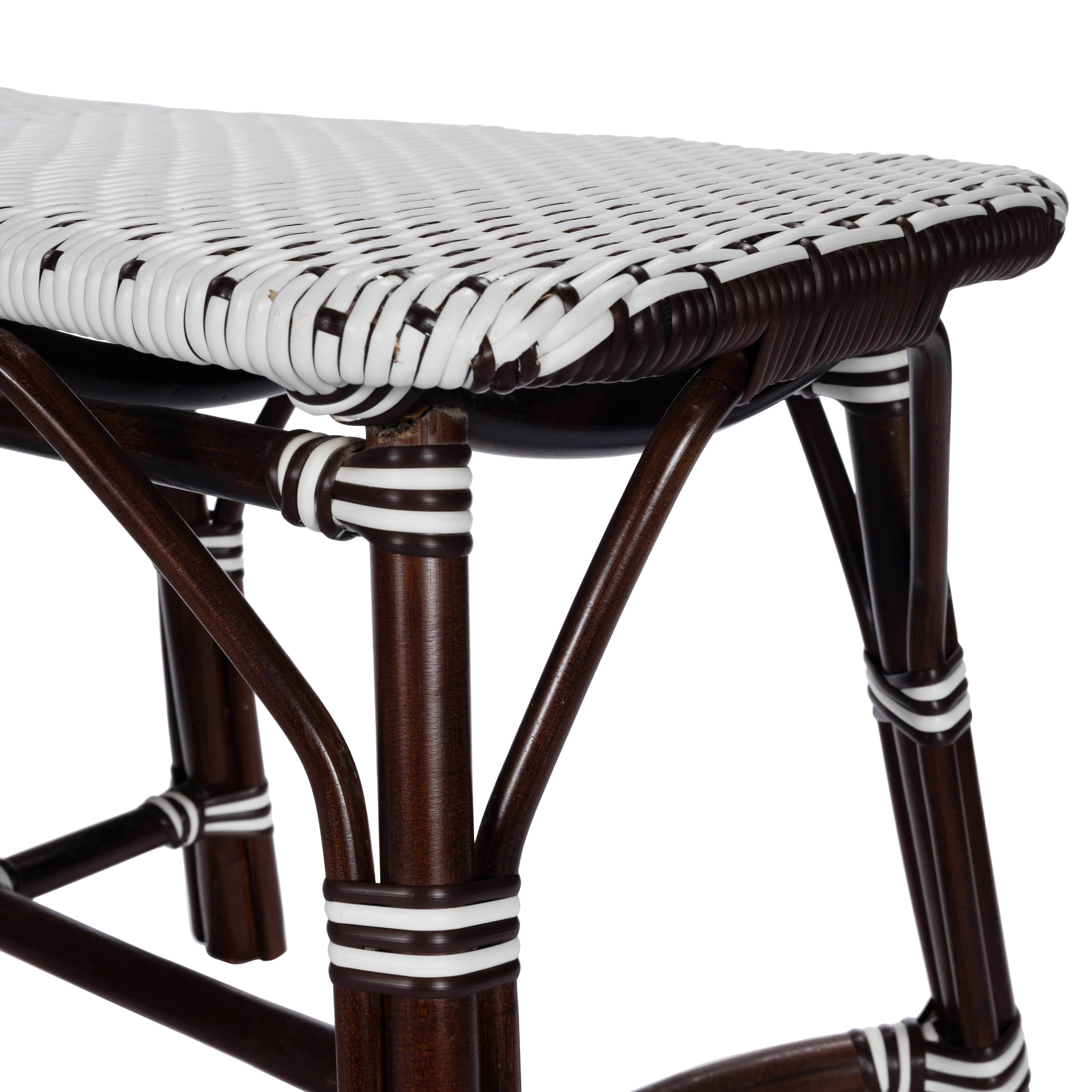 Alt View 9. Butler Specialty - Marcella Indoor-Outdoor 42.5 in. W Rectangular Rattan Backless Accent Bench - Dark Brown.