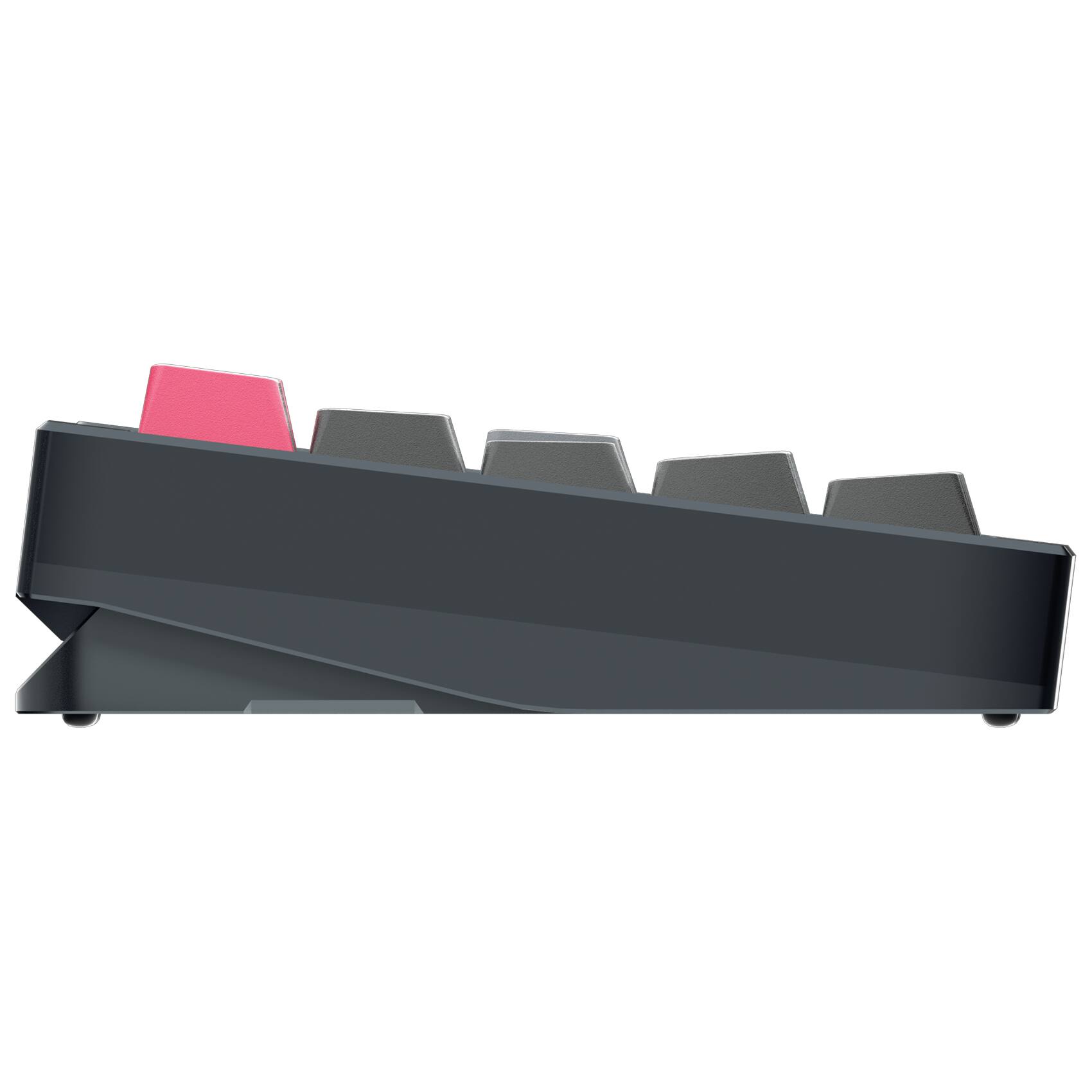 Back. Uniqmag - Uniqmag UQ71 High Precision Magnetic Switch Springless RGB TKL Gaming Keyboard for PC, MAC - Dark Gray - Dark Gray.