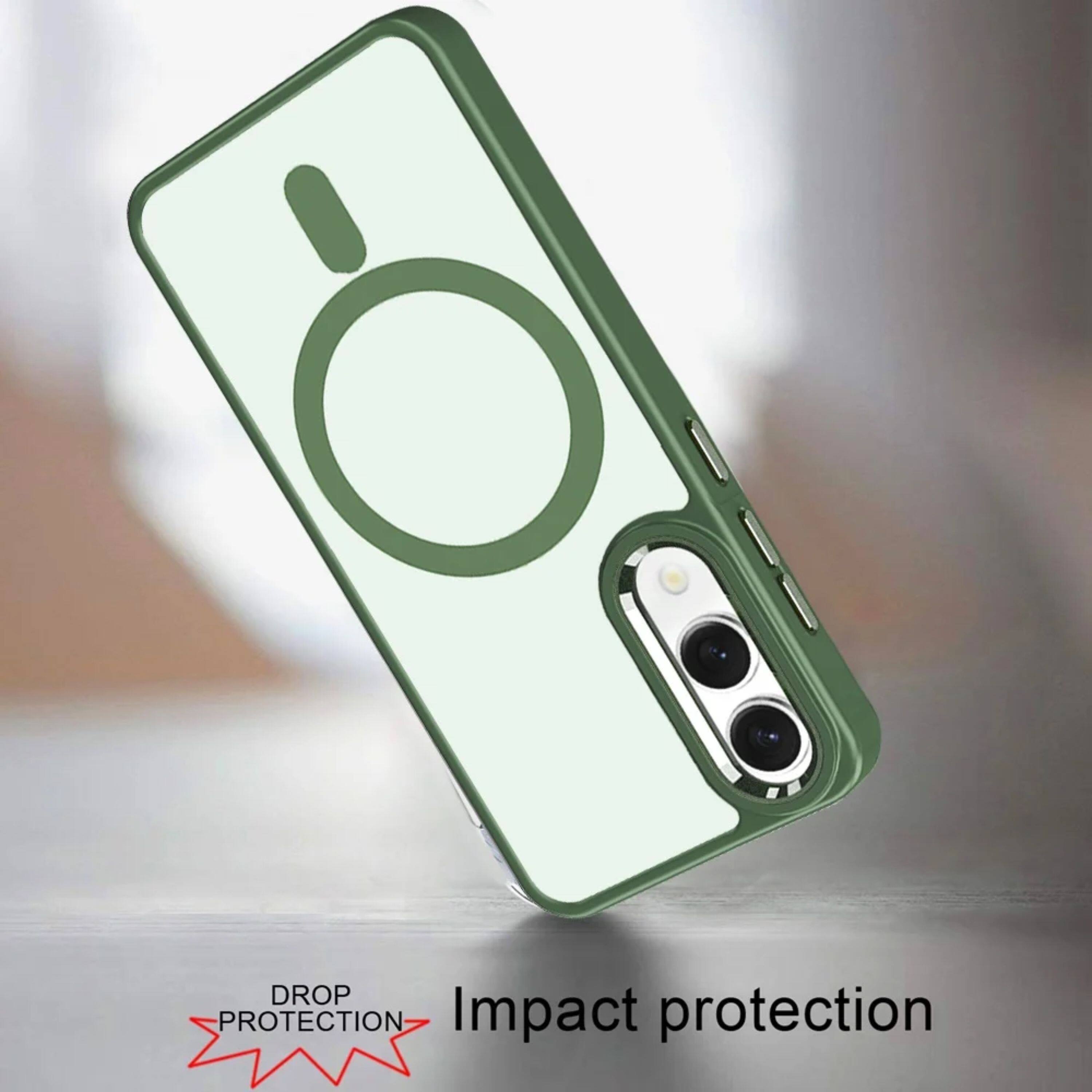 Kitcheniva Transparent Magnetic Ring Metal Buttons Phone Case With ...