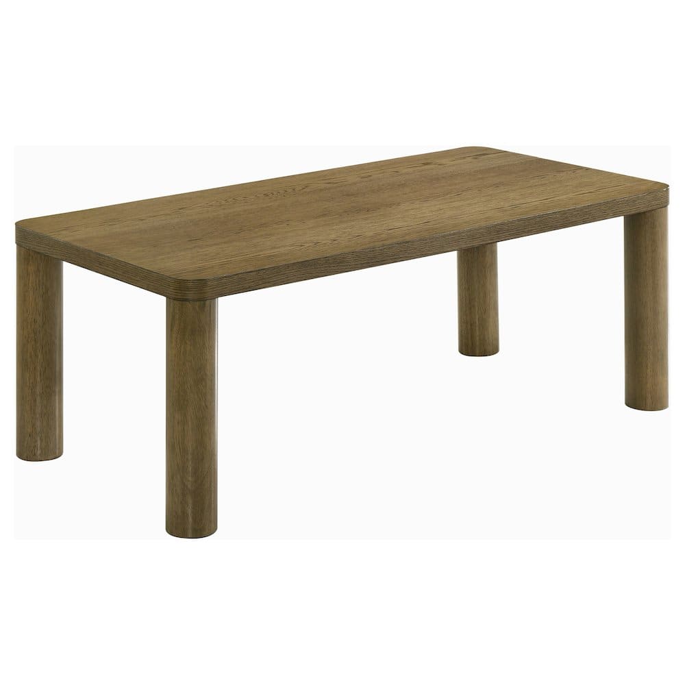 Photos - Coffee Table Oak Coaster Co. of America - Castlewood Engineered Wood Cocktail  - Brown  710858 