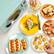 Left. Nostalgia - 0.9 cu. ft. 800-Watt Retro Microwave Oven - Aqua.