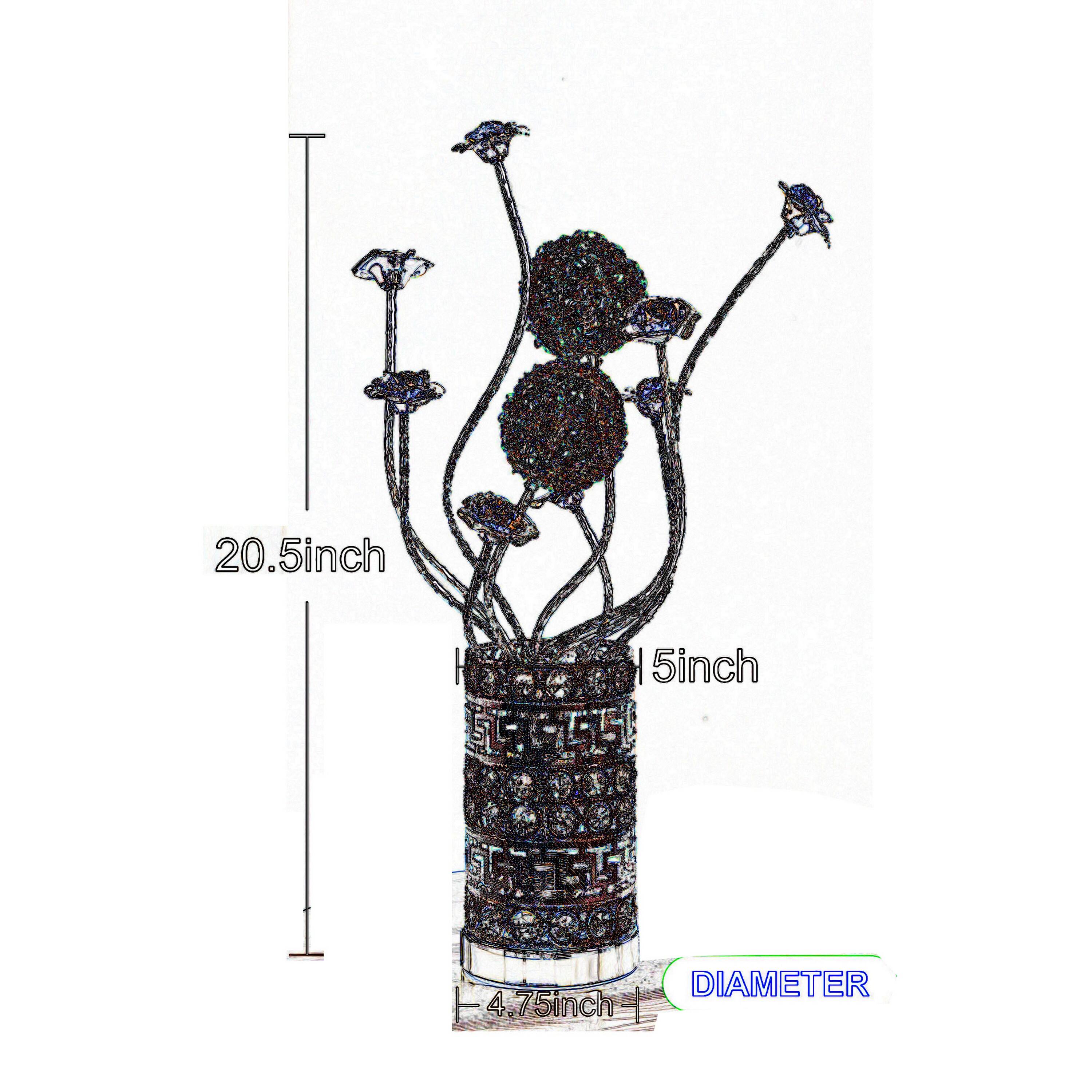 20.5 inch  
5 inch  
DIAMETER 4.75 inch