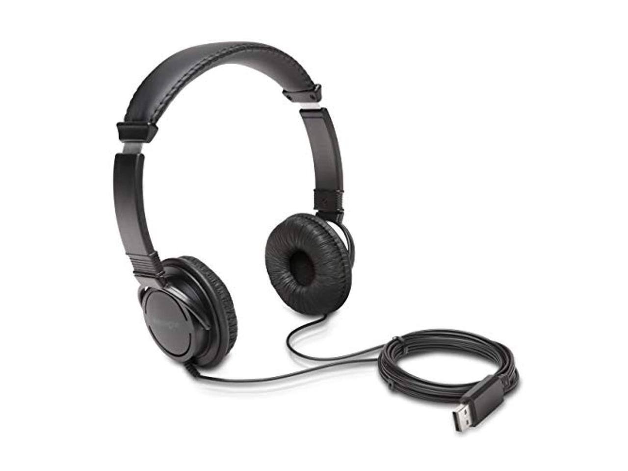 Alt View 5. Kensington - HI-FI USB HEADPHONES - Red.