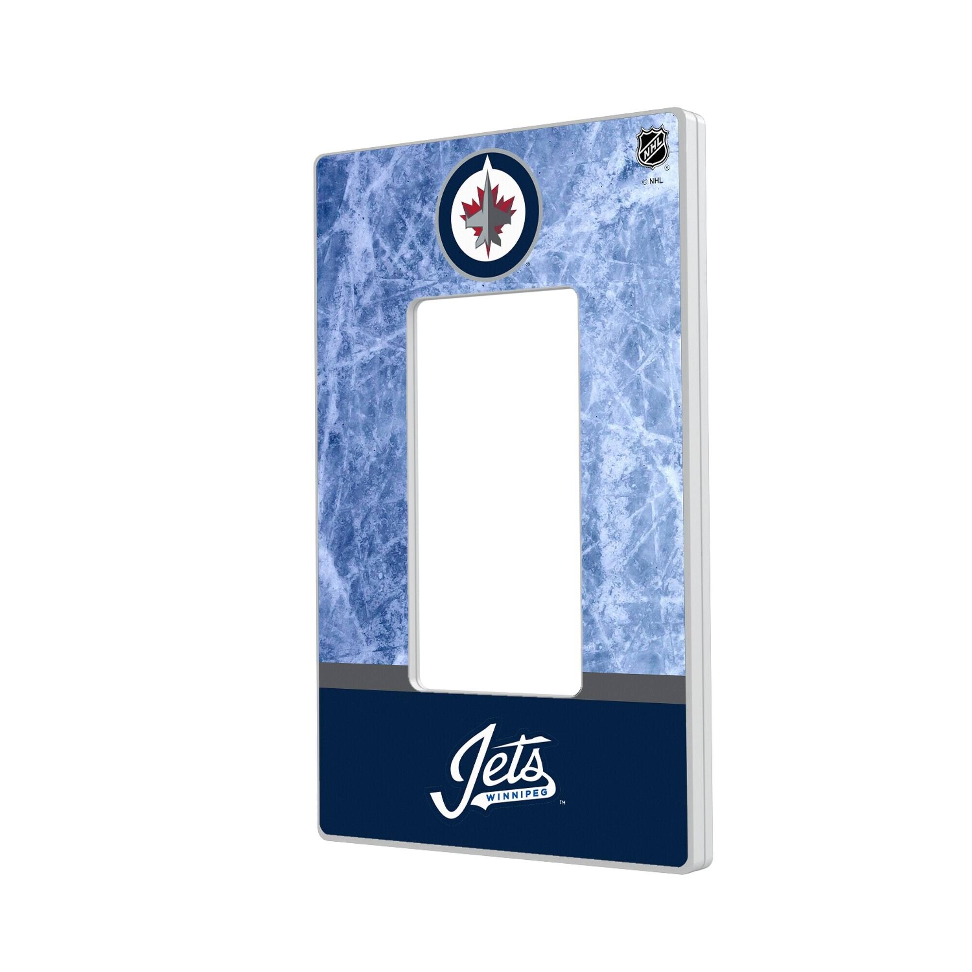 Keyscaper - Winnipeg Jets Wordmark Single Rocker Lightswitch Plate - Multicolor price history on PriceWatchPro