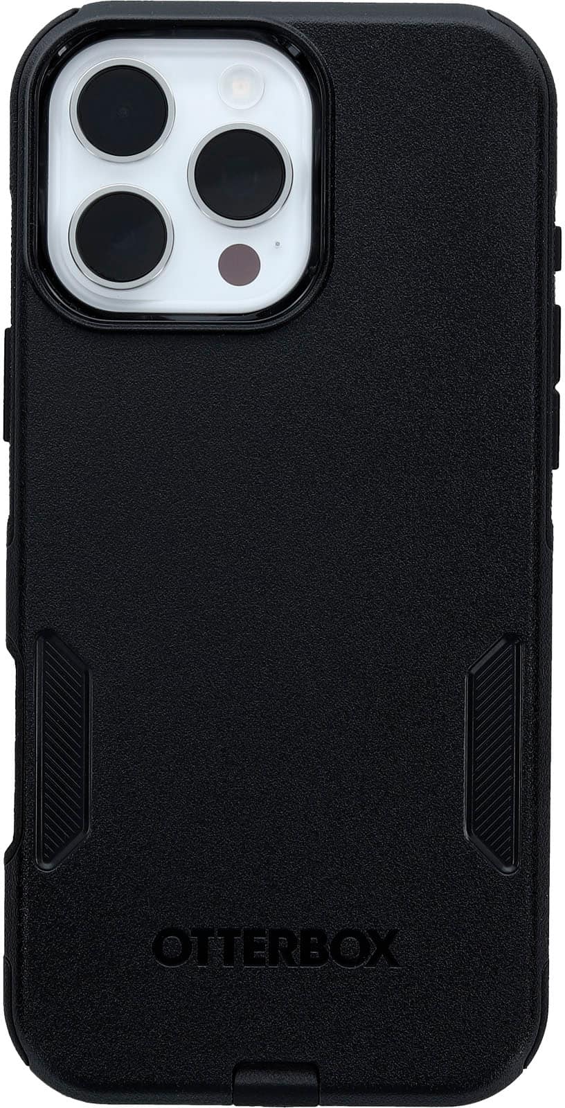 Front. OtterBox - Commuter Series Hard Shell for MagSafe for Apple iPhone 16 Pro Max - Black.