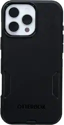 OtterBox - Commuter Series Hard Shell for MagSafe for Apple iPhone 16 Pro Max - Black - Front_Zoom