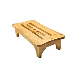 Alfi - 24'' Wooden Stool for your Wooden Tub - Natural Wood