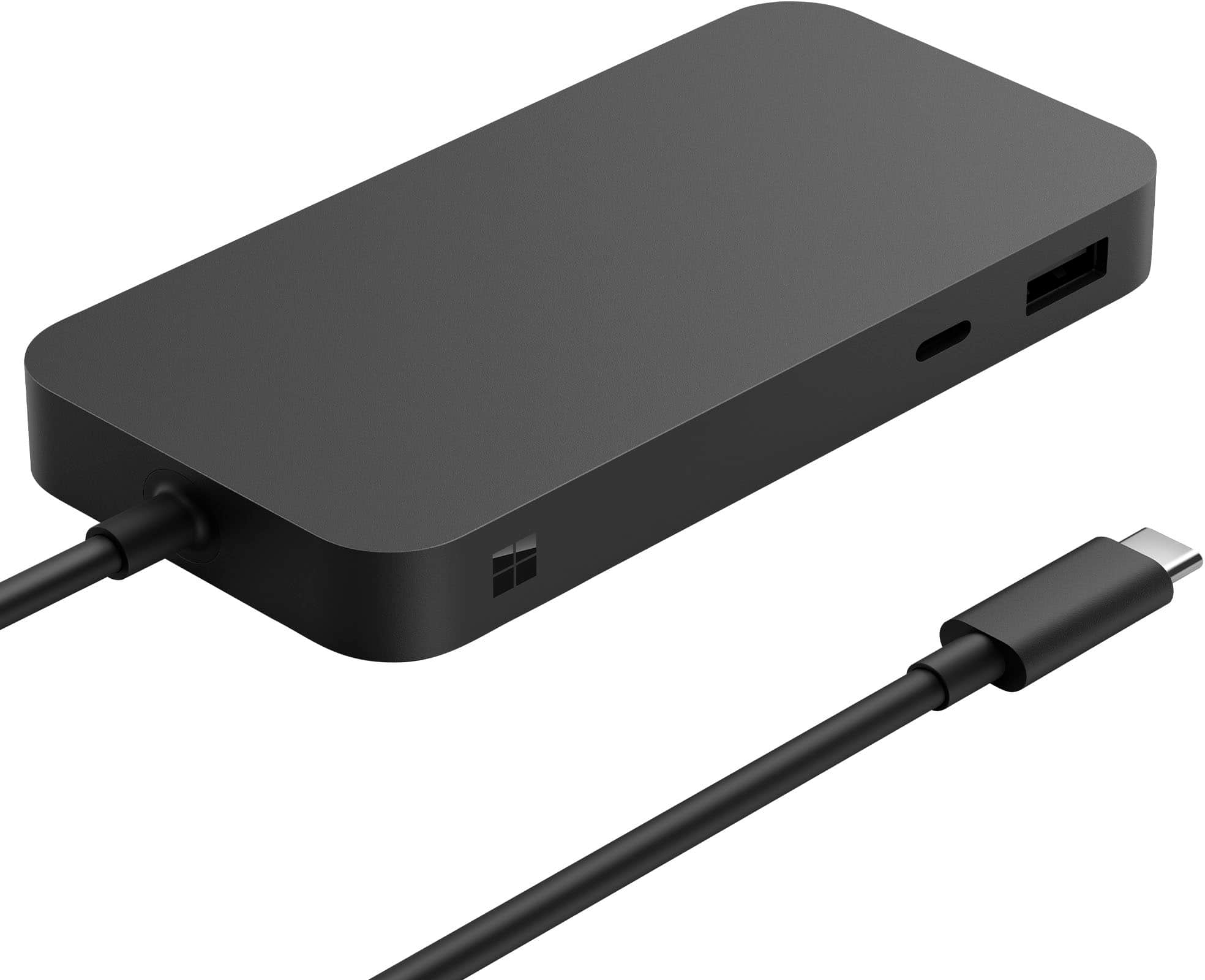 Alt View 5. Microsoft - Surface USB4 Dock - Black.