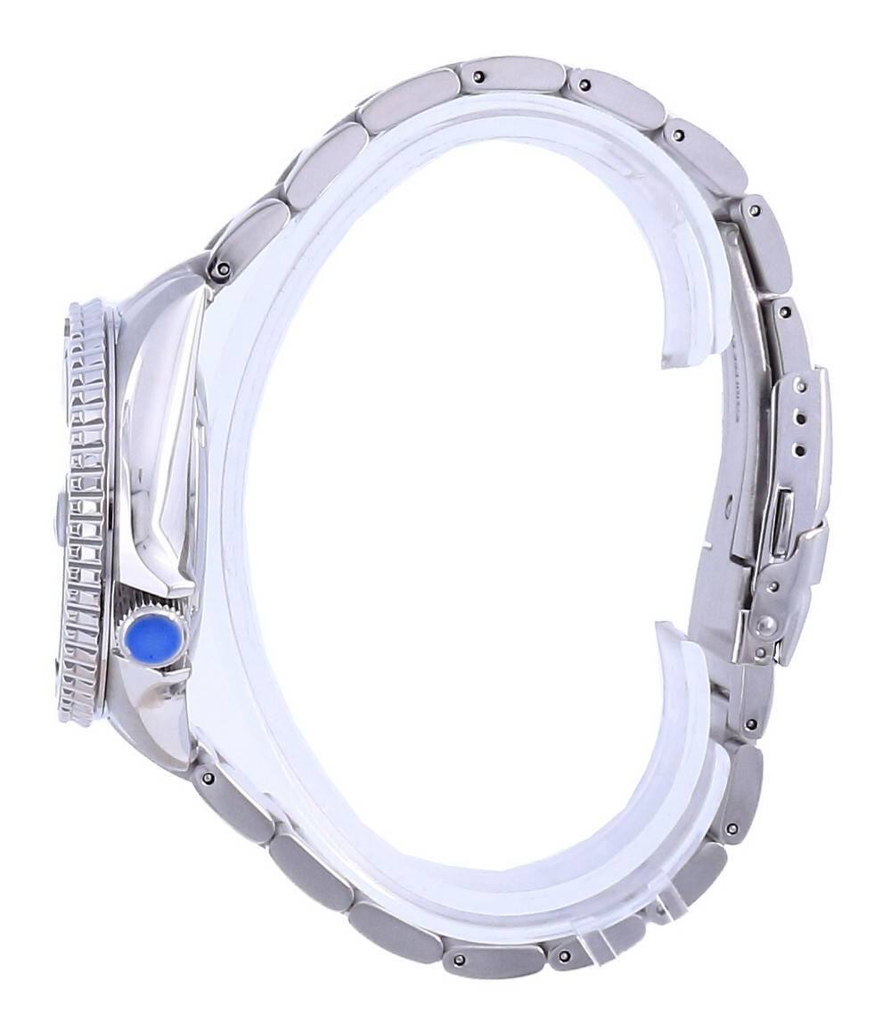 Left. RATIO - FreeDiver Green Dial Sapphire Crystal Stainless Steel Automatic RTB205 200M Men's Watch - Silver.